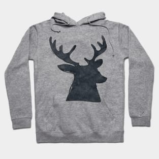 Stag Head Inkpress Artwork Hoodie